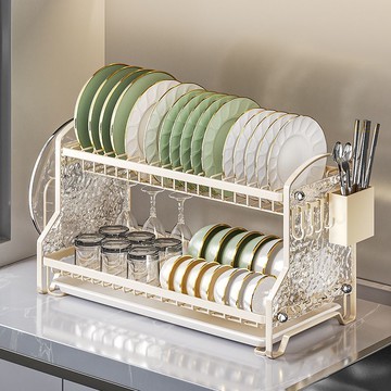 多層碗碟瀝水專用多功能廚房臺面置物架碗盤筷子勺子砧板收納架盒 y806