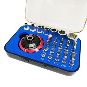 EASY TOOL KM-918 28件掌心雷棘輪起子組 28pcs 電鑽配件 螺絲起子 起子機 套筒 多功能工具組