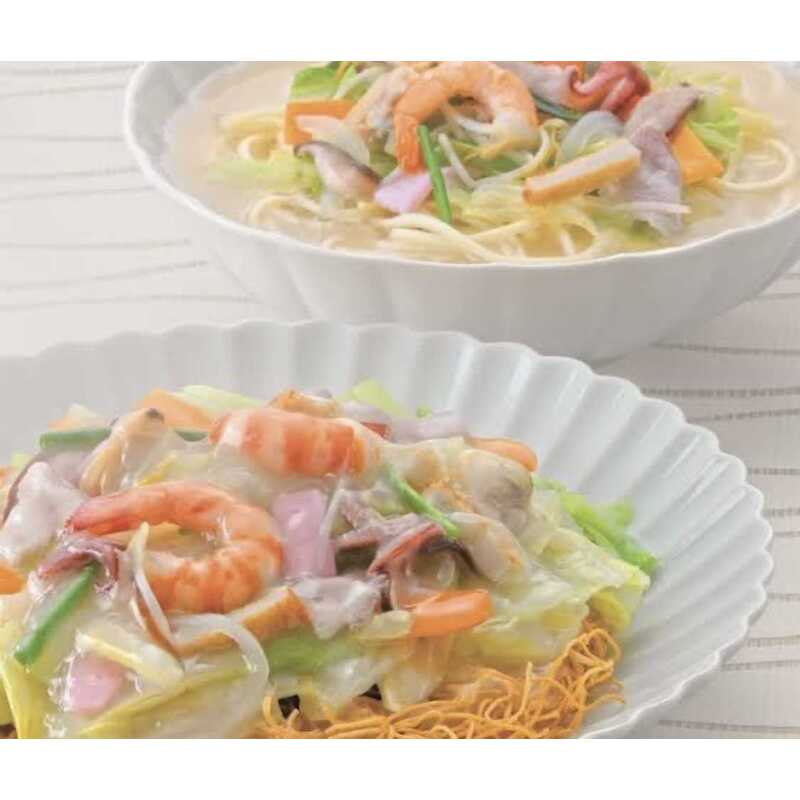 みろくや 冷凍ちゃんぽんと冷凍皿うどん各2食セット