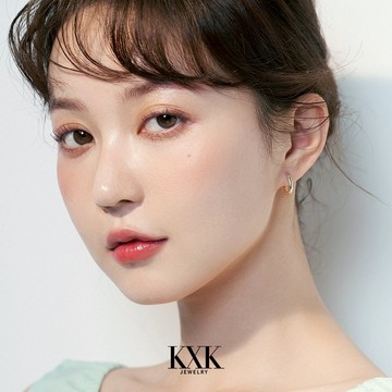 金屬耳扣簡約方形素圈新款潮小眾設計感耳飾高級冷淡風耳環