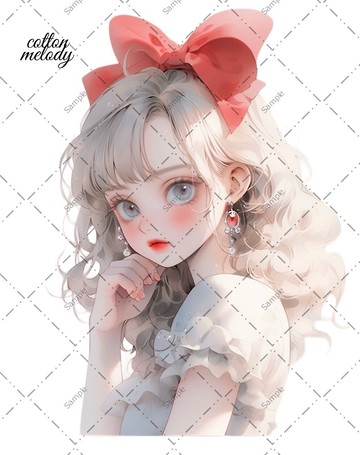原廠貼紙No.143 人物貼紙 原創貼紙 人物貼紙 少女貼紙 原創人物貼紙
