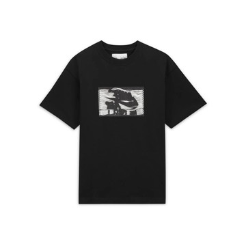 Nike Alphabet Logo 短袖 黑色 標籤 厚磅 DR5758-010