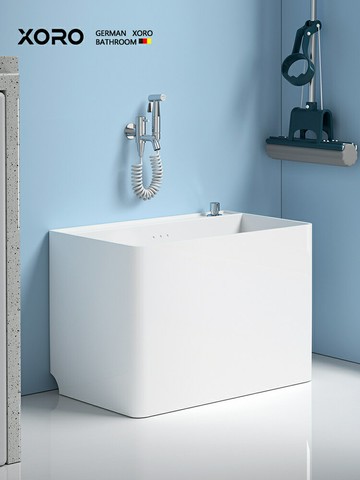 陶瓷拖把池陽臺家用衛生間大小號長方形洗地拖布池盆墩槽/拖把池/墩布池/水槽池/拖布池