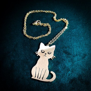 抽象貓吊墜：Amore Accessories