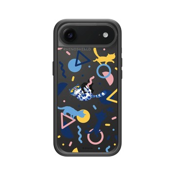 iPhone Air Mod NX -邊框背蓋組合 (相機按鈕) 黑 - 幾米 Jimmy Liao - 遺失了一隻貓-調皮