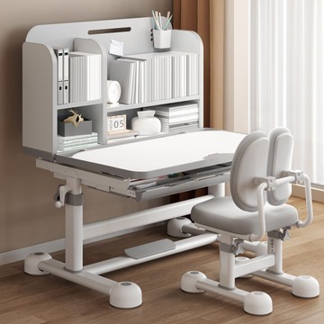 APP下單享點數9% 家用可升降學習桌椅套裝龍承匠人學習桌書桌臥室寫字桌學生