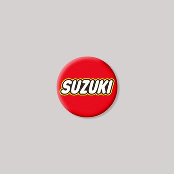 SUZUKI/TOY/圓形/鋁牌飾貼 SunBrother孫氏兄弟 金屬質感 防水 鋁牌 車貼