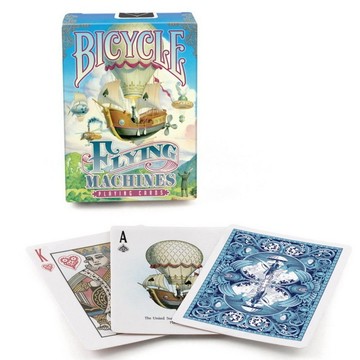 撲克牌♠飛行器 Bicycle Flying Machines 美國原裝進口 收藏 牌花切牌 【TW.Magic】