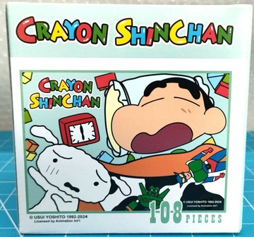 【拼圖貓】敦景 -  蠟筆小新 108片盒裝拼圖-睡衣 CS3846A