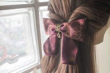 太陽創造魔法陣∣原創印花手工【髮夾】自動夾 彈簧夾 髮飾