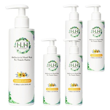 HH 草本新淨界 女性私密衣物抗菌手洗精 清新花園  200ml  5瓶
