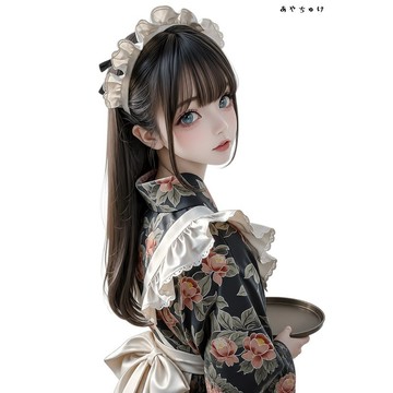 【9 月新作】07-141-0148 人物貼紙 幻想復古浪漫喫茶