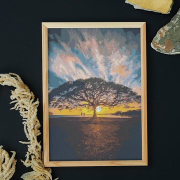 生命樹 創意數字油畫 【銷售排行榜 】