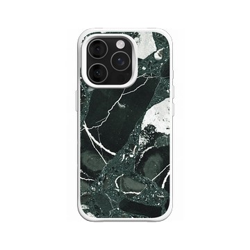 iPhone 16 Pro SolidX 白 - 石紋與渲染 / Marble & Dreamy Gradient - 夜闌