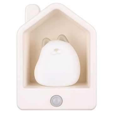 西格傢飾 窩窩居伴眠感應夜燈  白貓
