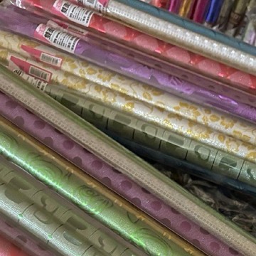DIY材料 【VU】精美 opp 包裝紙 繽紛款 100x70cm (大) 50支/包 顏色隨機