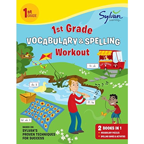 1st Grade Vocabulary  Spelling Workout (Sylvan Beginner Workbook)