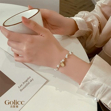 【Gulicc】古莉可 手鍊 復古雙層纏繞珍珠手鍊