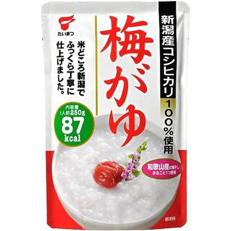 たいまつ食品 梅がゆ 250g×10個