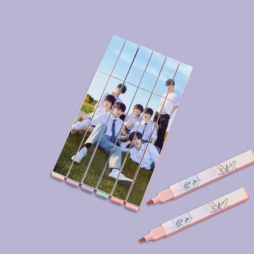 春季上新🌸桃園出貨🌸TNT時代少年團熒光筆學生標記筆記號筆劃重點高顏值手賬專用畫筆