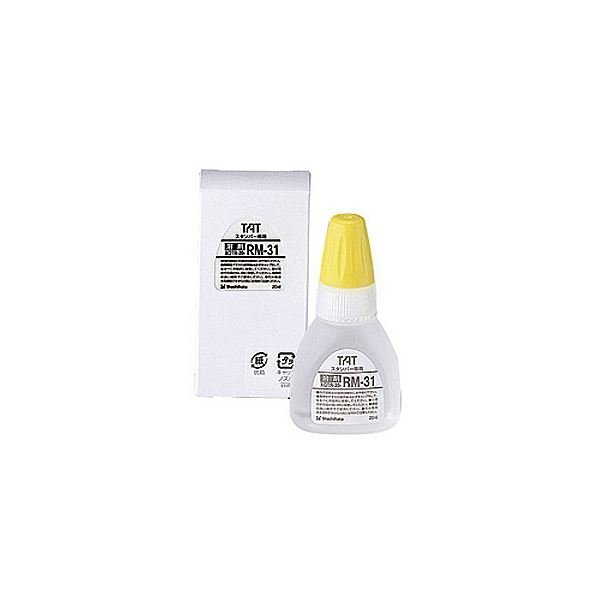 (まとめ) シヤチハタ タートスタンパー専用溶剤多目的タイプ 金属用 プラスチック用 20ml XQTR-20-RM-31 1個 〔×5セット〕