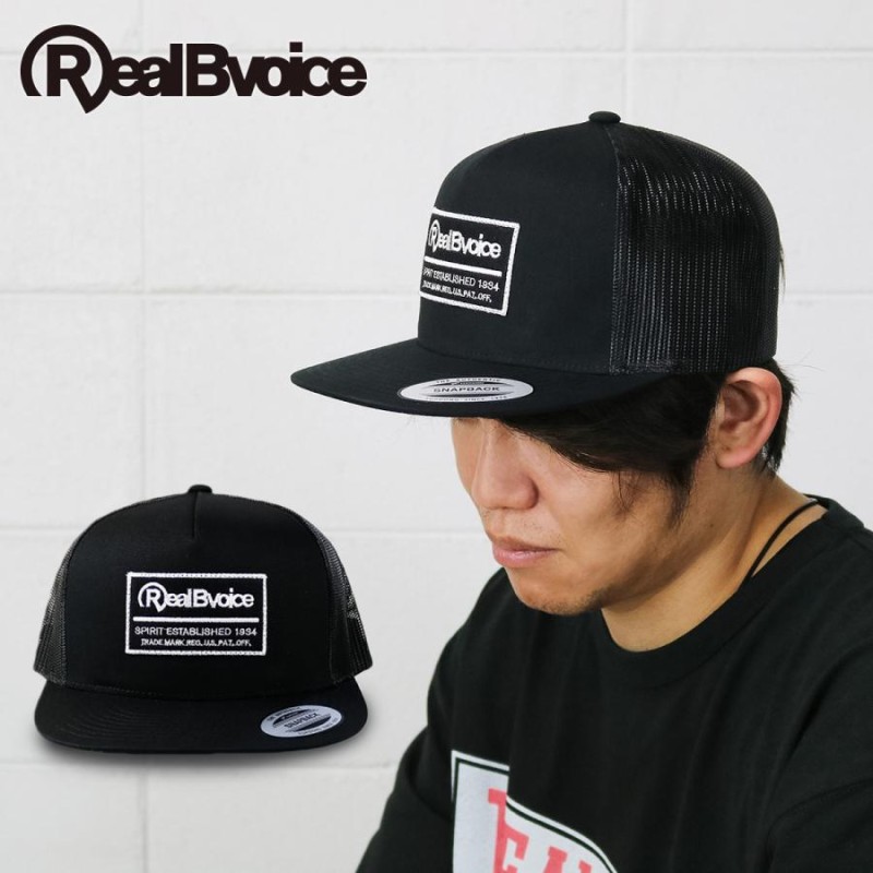 RealBvoice【リアルビーボイス】RBV EMBLEM CLASSIC TRUCKER MESH CAP