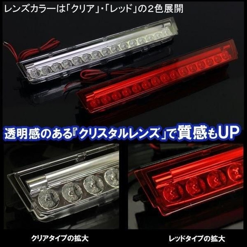 ムーヴ コンテ ムーブ L575S L585S 後期 LED ハイマウントストップランプ 選べる3タイプ カスタム パーツ 外装 |  LINEショッピング