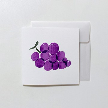 水果迷你卡片 – 葡萄