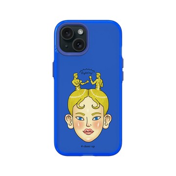 iPhone 15 Clear 激光藍 - 保羅先生 Mr.Paul - Fighting女孩