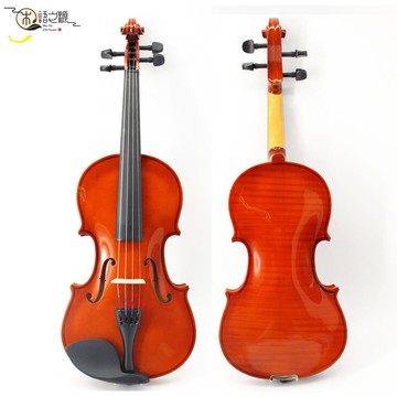 免運 現貨速發通靈獨板藝花夾板 學生  練習通用小提琴  提琴