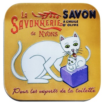 康汰 法霓恩 手繪收藏鐵盒手工皂 Set 100g  馬鞭草  1個