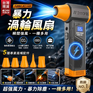 【24H出貨】暴力手持風槍 無刷電機  渦輪鼓風機 無線吹塵機 超強風力110000RPM強力吹水機 吹葉機 LED照明