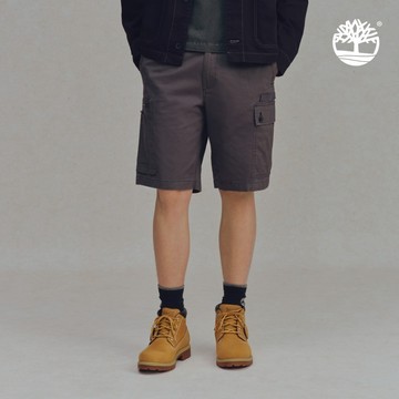 Timberland 男款黑色寬版工裝短褲|A6JFKW08