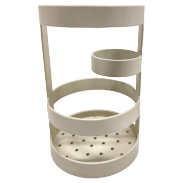 樂司廚品 小鐵 廚房用 筷子湯匙收納架  米色  1個