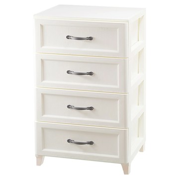 KEYWAY 聯府 特大白橡木收納櫃 120L  543mm  白色  4個