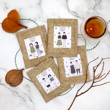 自然農法凍頂烏龍茶包-牽手系列-四包一組