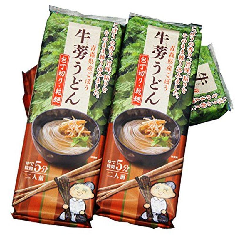 柏崎青果牛蒡うどん 包丁切り（180g×6袋） 青森