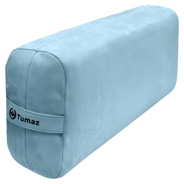 Tumaz 月熊 40&50D雙面硬度麂皮細緻絨瑜珈枕  蒼芎藍  72 x 30 x 16cm  1組