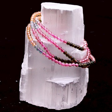 如鴻天然水晶原石貓眼石膏石礦物透體桌面擺件手鏈收納懸掛底座