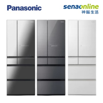 Panasonic NR-F601WX-W1 600L 日本製全平面玻璃電冰箱  鑽石黑/翡翠白/雲霧灰