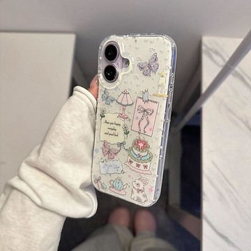 🎀臺灣出貨🎀溫柔蠟燭臺燈用於適用於iPhone17promax手機殼蘋果16新15防摔13雙層imd 韓系手機殼 可