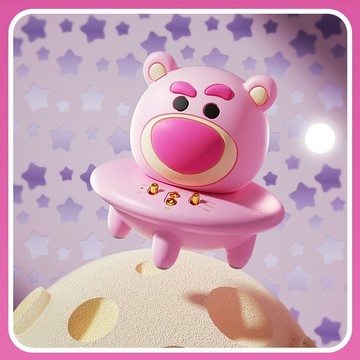 療癒可愛夜燈預購中【遊戲家】迪士尼 松松飛碟系列 小夜燈 - 熊抱哥 UG