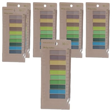 小麥購物 莫蘭迪索引標籤貼 E072 淺色全彩 16g  6組  16 x 8cm  200張