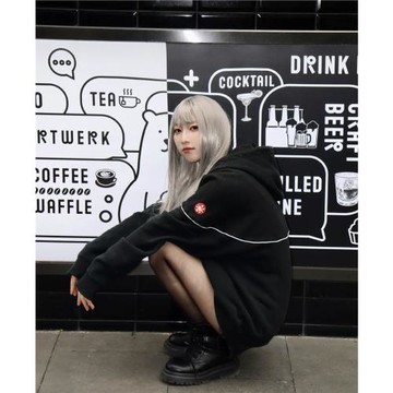 潮牌LIFE黑武士休閑情侶外套衛衣