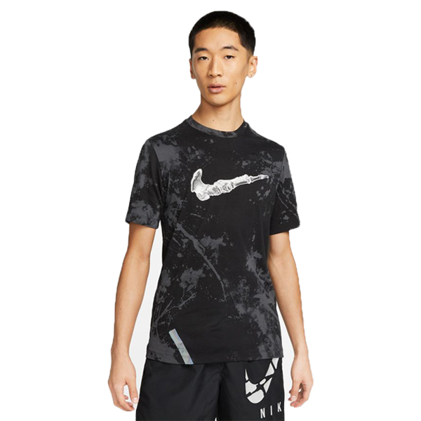 【ネコポス送料無料】NIKE ナイキ DF ラン ディビジョン SS Tシャツ AOP メンズ ランニングシャツ ブラック 黒  DZ2730-010（010×L） | LINEショッピング