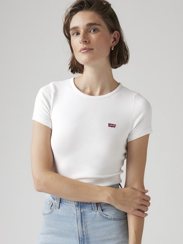 HAYES 短Tee / 微彈性 / 經典布章LOGO / 白 熱賣單品