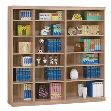 【MUNA 家居】起亞6尺開放式組合書櫃/共兩色原切橡木色