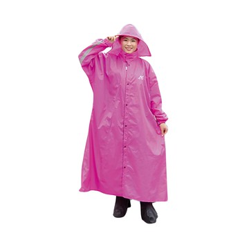 Moto cap 鈦鴻 M303專利內斜開式加大擋水片雨衣  玫紅色  2XL