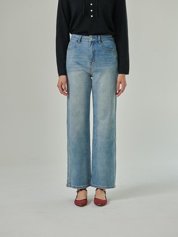 stretch denim pants