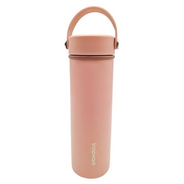 Corelle Brands 康寧餐具 SNAPWARE 換芯陶瓷不鏽鋼超真空保溫瓶  奶茶色  400ml  1個